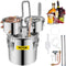 VEVOR 3 Pot 12L Alcohol Distiller Water Wine Boiler Home Brew Moonshinestill