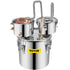 VEVOR 3 Pot 12L Alcohol Distiller Water Wine Boiler Home Brew Moonshinestill
