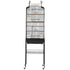 Large Bird Cage, 62 in, Open Top Parakeet Cage with Rolling Stand,  Steel Bird Flight Cage with Removable Tray, Budgie Birdcage with 4 Perches, Parrot Cage for Lovebirds Cockatiels Pet Toy