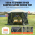 10x10FT Pop Up Screen Tent Gazebo with Mosquito Netting Privacy Cloths