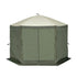 10x10FT Pop Up Screen Tent Gazebo with Mosquito Netting Privacy Cloths