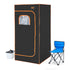 Portable Steam Sauna Tent Full Size 2000W Personal Sauna Blanket W/ Chair,880 x 880 x 1780 mm