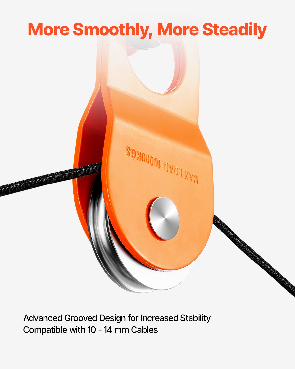 10 Ton Recovery Winch Snatch Block 22,000 lbs Capacity Off Road ATV UTV