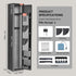Gun Safe Rifle Safe with Digital Keypad & Lock for 3 Rifles and 4 Pistols