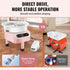 VEVOR Pottery Wheel, 10 inch Pottery Forming Machine, 350W Electric Wheel for Pottery with Foot Pedal and LCD Touch Screen, Direct Drive Ceramic Wheel with 3 Support Legs for DIY Art Craft, Pink