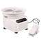 Pottery Wheel, 11 inch Pottery Forming Machine, 450W Electric Wheel for Pottery with Foot Pedal and LCD Touch Screen, Direct Drive Ceramic Wheel with Shaping Tools for DIY Art Craft, White