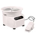 Pottery Wheel, 11 inch Pottery Forming Machine, 450W Electric Wheel for Pottery with Foot Pedal and LCD Touch Screen, Direct Drive Ceramic Wheel with Shaping Tools for DIY Art Craft, White