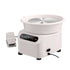 Pottery Wheel, 11 inch Pottery Forming Machine, 450W Electric Wheel for Pottery with Foot Pedal and LCD Touch Screen, Direct Drive Ceramic Wheel with Shaping Tools for DIY Art Craft, White