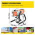 High Pressure Airless Wall Paint Spray Gun Sprayer 600W Machine Spraying
