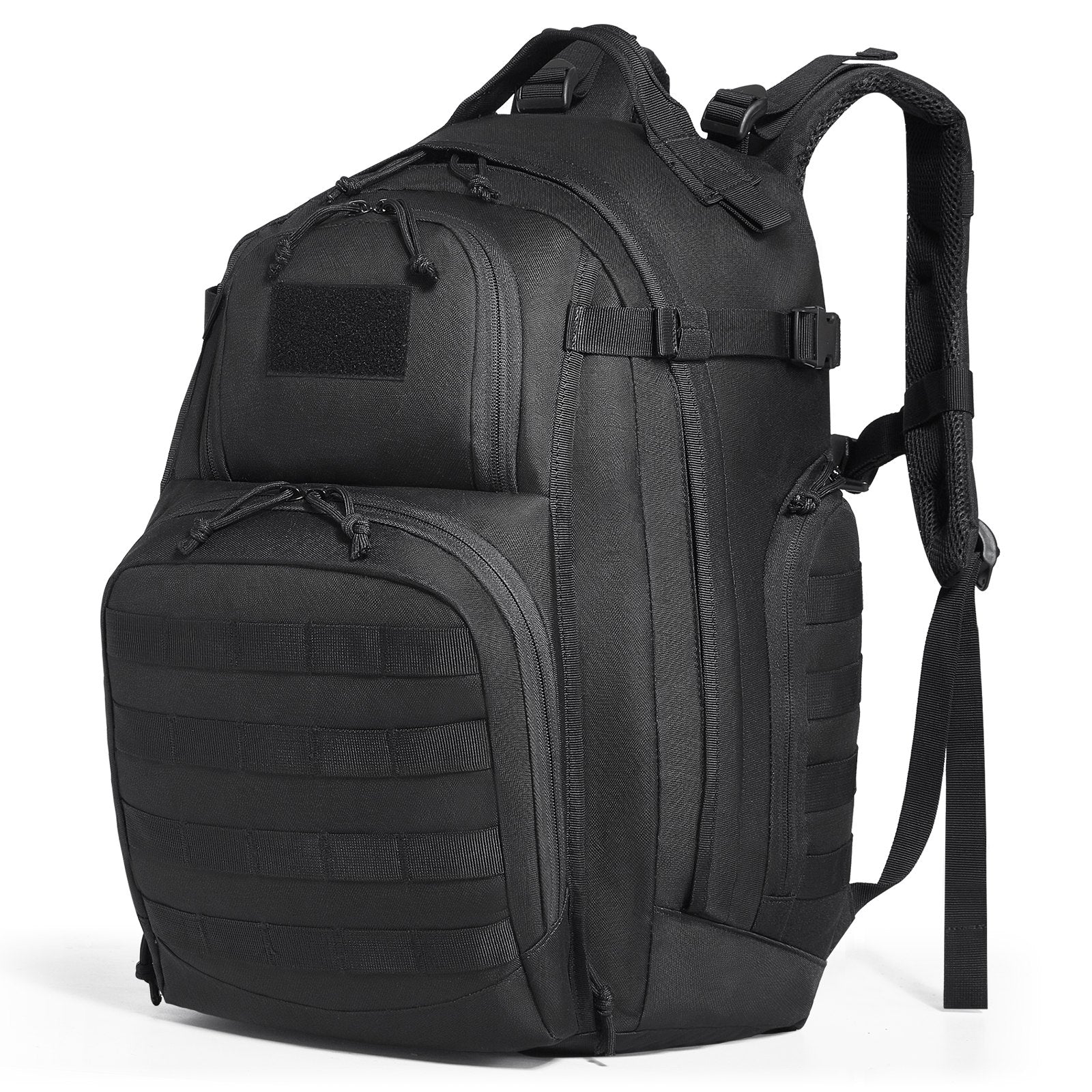 Tactical Backpack 40L Military Backpack with Molle Mode & Sponge Pad Black