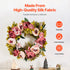 VEVOR Artificial Decorative Wreath 48.26 cm Pink Peonies Hydrangeas Year Round