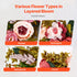 VEVOR Artificial Decorative Wreath 48.26 cm Pink Peonies Hydrangeas Year Round