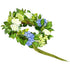 VEVOR Artificial Decorative Wreath 58.42 cm Blue White Green Hydrangeas Roses