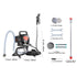 Stand Airless Paint Sprayer, 950W 3000PSI High Efficiency Electric Airless Sprayer, Fine And Even Painting Effect, Handheld Paint Sprayers for Home Interior and Exterior Furniture and Fences