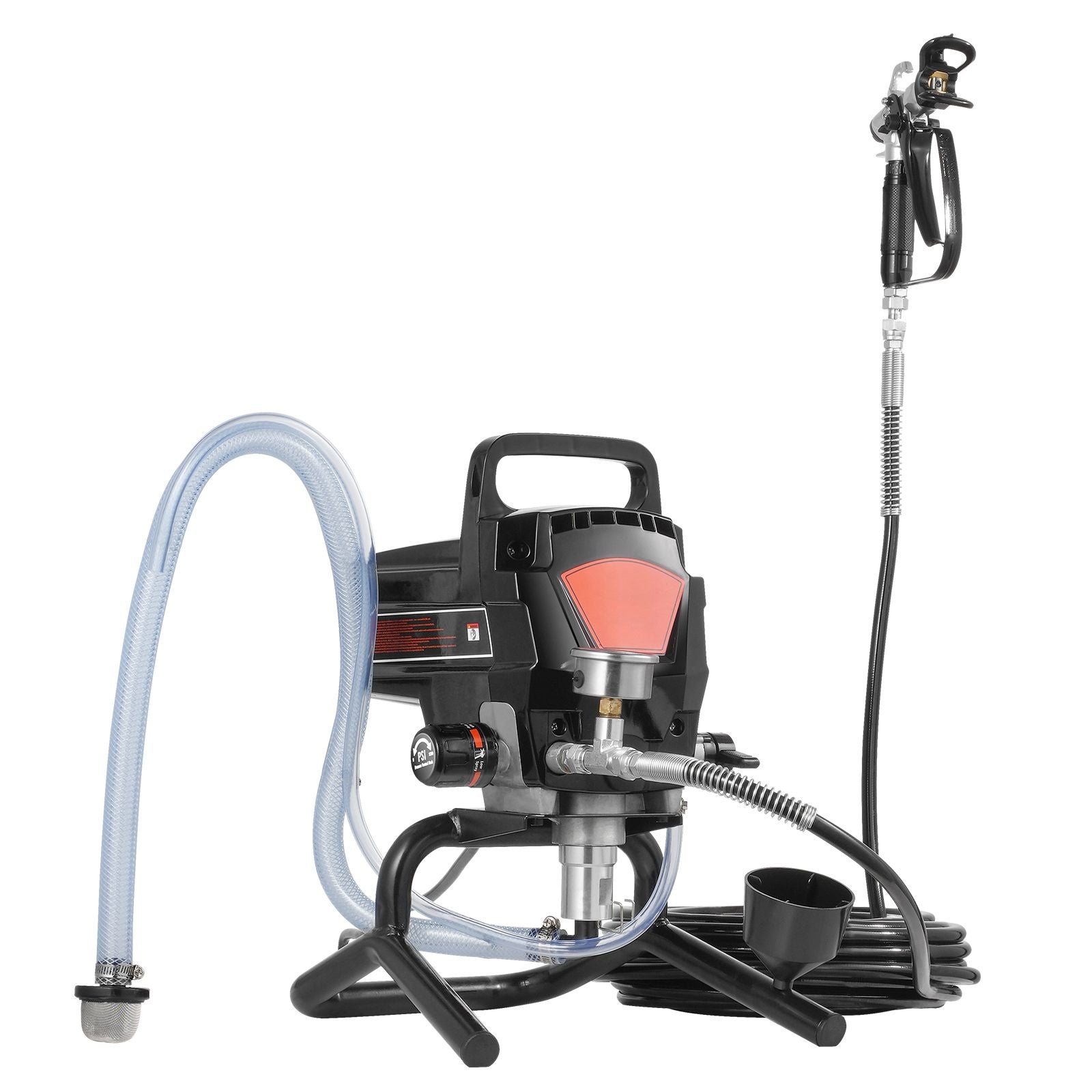 Stand Airless Paint Sprayer, 950W 3000PSI High Efficiency Electric Airless Sprayer, Fine And Even Painting Effect, Handheld Paint Sprayers for Home Interior and Exterior Furniture and Fences