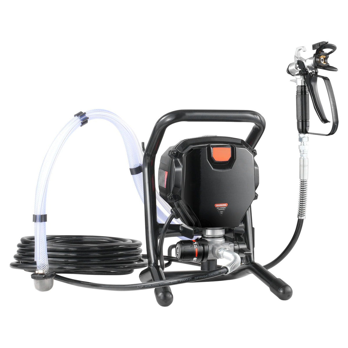 Stand Airless Paint Sprayer, 750W 3000PSI High Efficiency Electric Airless Sprayer, Fine And Even Painting Effect, Handheld Paint Sprayers for Home Interior and Exterior Furniture and Fences