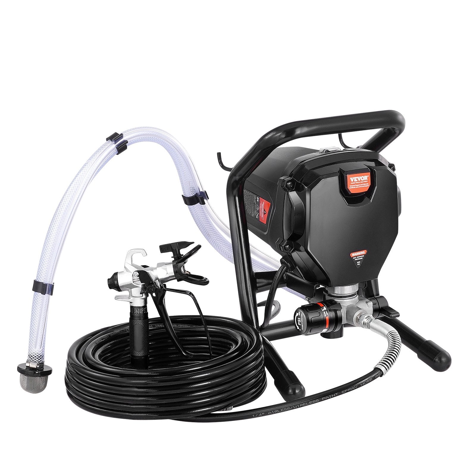 Stand Airless Paint Sprayer, 750W 3000PSI High Efficiency Electric Airless Sprayer, Fine And Even Painting Effect, Handheld Paint Sprayers for Home Interior and Exterior Furniture and Fences