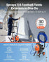 Stand Airless Paint Sprayer, 1500W, 3300PSI High Pressure Airless Sprayer with Cart, Cleaning Brush, Hose, Extension Rod, Nozzles, Electric Spray Paint Machine for Large Apartments, Buildings