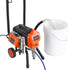 Stand Airless Paint Sprayer, 1500W, 3300PSI High Pressure Airless Sprayer with Cart, Cleaning Brush, Hose, Extension Rod, Nozzles, Electric Spray Paint Machine for Large Apartments, Buildings