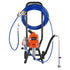 Stand Airless Paint Sprayer, 1500W, 3300PSI High Pressure Airless Sprayer with Cart, Cleaning Brush, Hose, Extension Rod, Nozzles, Electric Spray Paint Machine for Large Apartments, Buildings