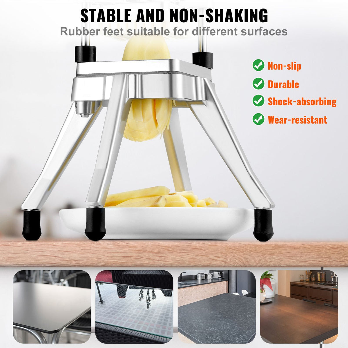 Commercial Vegetable Fruit Chopper 1/4