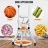 Commercial Vegetable Fruit Chopper 1/4" Blade Heavy Duty Professional Food Dicer Kattex French Fry Cutter Onion Slicer Stainless Steel for Tomato Peppers Potato Mushroom