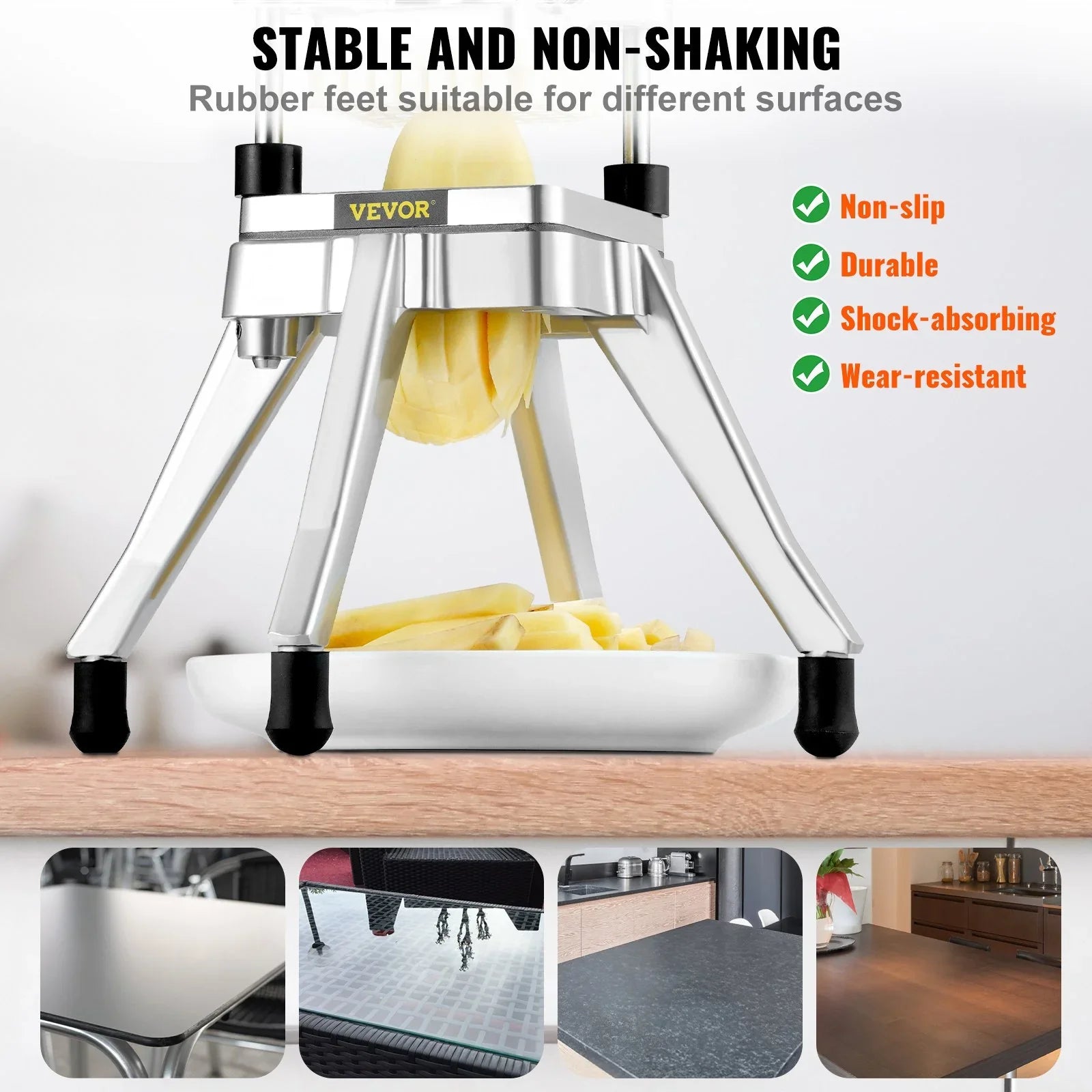 Commercial Vegetable Fruit Chopper 1/4
