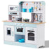 Kitchen Playset Kids Pretend Cooking Play Toy 24 Piece Accessories White
