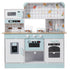 Kitchen Playset Kids Pretend Cooking Play Toy 24 Piece Accessories White