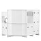 Kitchen Playset Kids Pretend Cooking Play Toy 24 Piece Accessories White