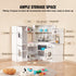 Kitchen Playset Kids Pretend Cooking Play Toy 24 Piece Accessories White