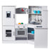 Kitchen Playset Kids Pretend Cooking Play Toy 24 Piece Accessories White