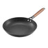 Cast Iron Skillet, 3-Piece Frying Pan Set (205, 265, 310 mm), Nonstick Skillets with Detachable Wood Handle, Pre-Seasoned Chef's Pan, Kitchen Cookware for Gas, Electrical, and Induction, Black