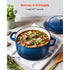 5.7L Enameled Cast Iron Dutch Oven with Lid Induction Oven Safe Blue