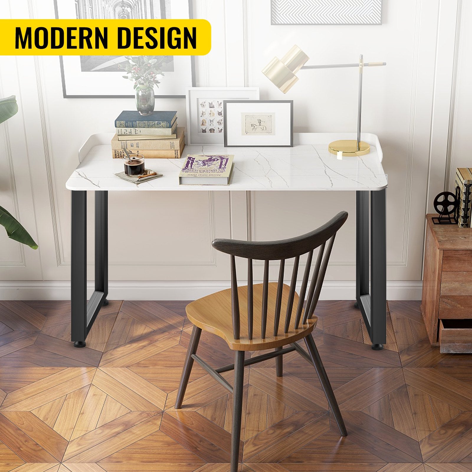 Black Table Legs Frame Metal Dining Table Desk 600X720MM