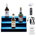 VEVOR LED Lighted Liquor Bottle Display Bar Shelf RF & App Control 406mm 3-Step