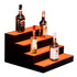 LED Lighted Liquor Bottle Display Bar Shelf RF & App Control 406 mm 4-Step