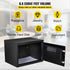0.8 Cu Ft Fingerprint Safe Box Digital Keypad Money Jewelry Security