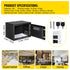 0.8 Cu Ft Fingerprint Safe Box Digital Keypad Money Jewelry Security