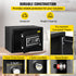 VEVOR Safe Box, 0.8 CU.FT Fingerprint Safe Box for Money w/ 2 Keys & Digital Keypad, Q235 Steel Safe Box for Storing Cash, Jewelry, Pistols, Documents, Watches in Home & Office & Hotel
