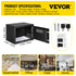 VEVOR Safe Box, 0.8 CU.FT Fingerprint Safe Box for Money w/ 2 Keys & Digital Keypad, Q235 Steel Safe Box for Storing Cash, Jewelry, Pistols, Documents, Watches in Home & Office & Hotel