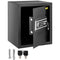 Safe Box, 1.7 CU.FT Fingerprint Safe Box for Money with 2 Keys & Digital Keypad, Q235 Steel Safe Box for Storing Cash, Jewelry, Pistols, Documents, Watches in Home & Office & Hotel