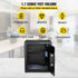 Safe Box, 1.7 CU.FT Fingerprint Safe Box for Money with 2 Keys & Digital Keypad, Q235 Steel Safe Box for Storing Cash, Jewelry, Pistols, Documents, Watches in Home & Office & Hotel
