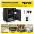 Safe Box, 1.7 CU.FT Fingerprint Safe Box for Money with 2 Keys & Digital Keypad, Q235 Steel Safe Box for Storing Cash, Jewelry, Pistols, Documents, Watches in Home & Office & Hotel