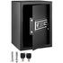 Safe Box, 2.1 CU.FT Fingerprint Safe Box for Money w/ 2 Keys & Digital Keypad, Q235 Steel Safe Box for Storing Cash, Jewelry, Pistols, Documents, Watches in Home & Office & Hotel