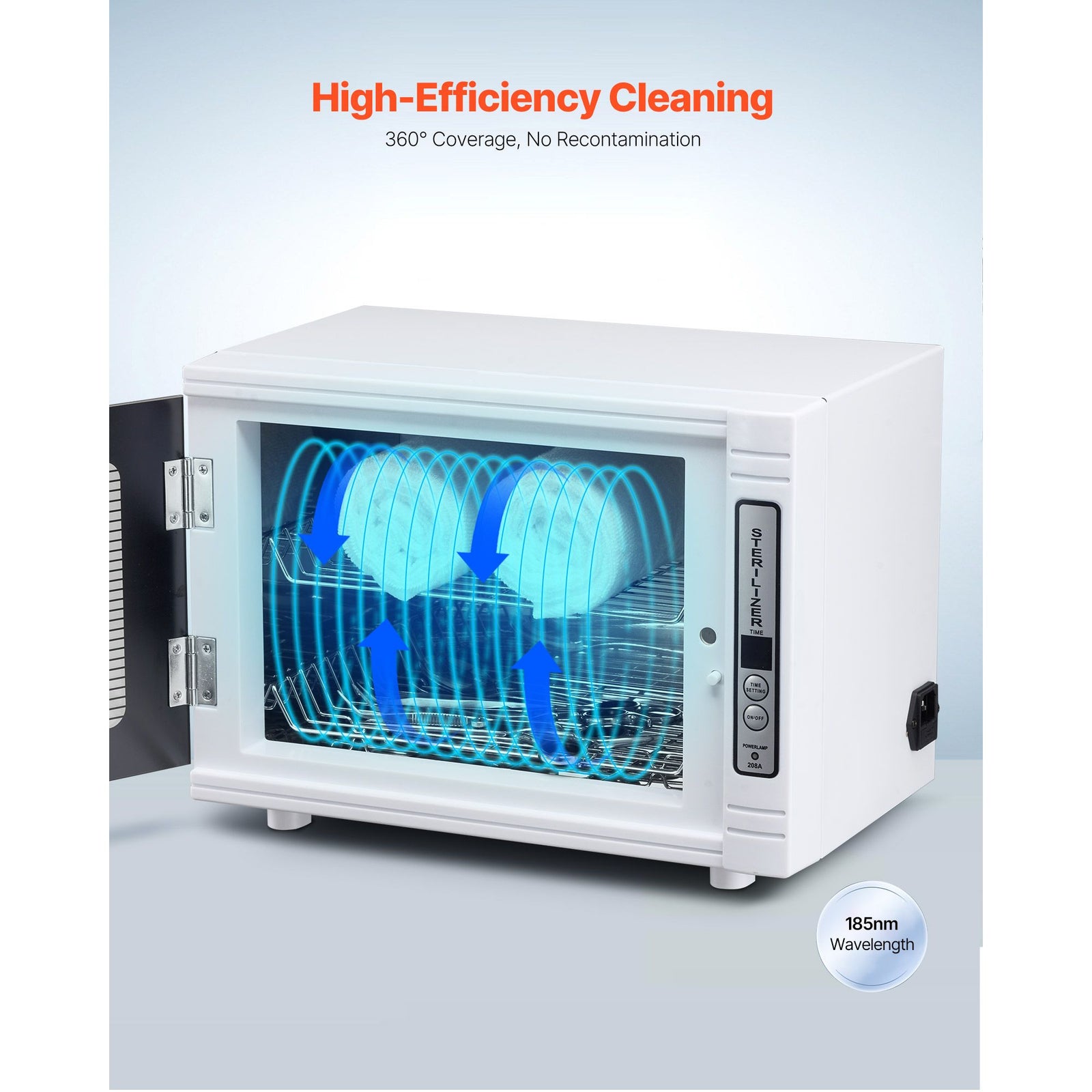 Nail Tool Cleaning Machine 12L Large Capacity Tool Cabinet Cleaner Box