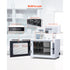 Nail Tool Cleaning Machine 12L Large Capacity Tool Cabinet Cleaner Box