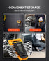 VEVOR Combination Wrench Set 8-Piece Metric 8 mm to 19 mm with Organizer Rack