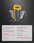 VEVOR Combination Wrench Set 8-Piece Metric 8 mm to 19 mm with Organizer Rack
