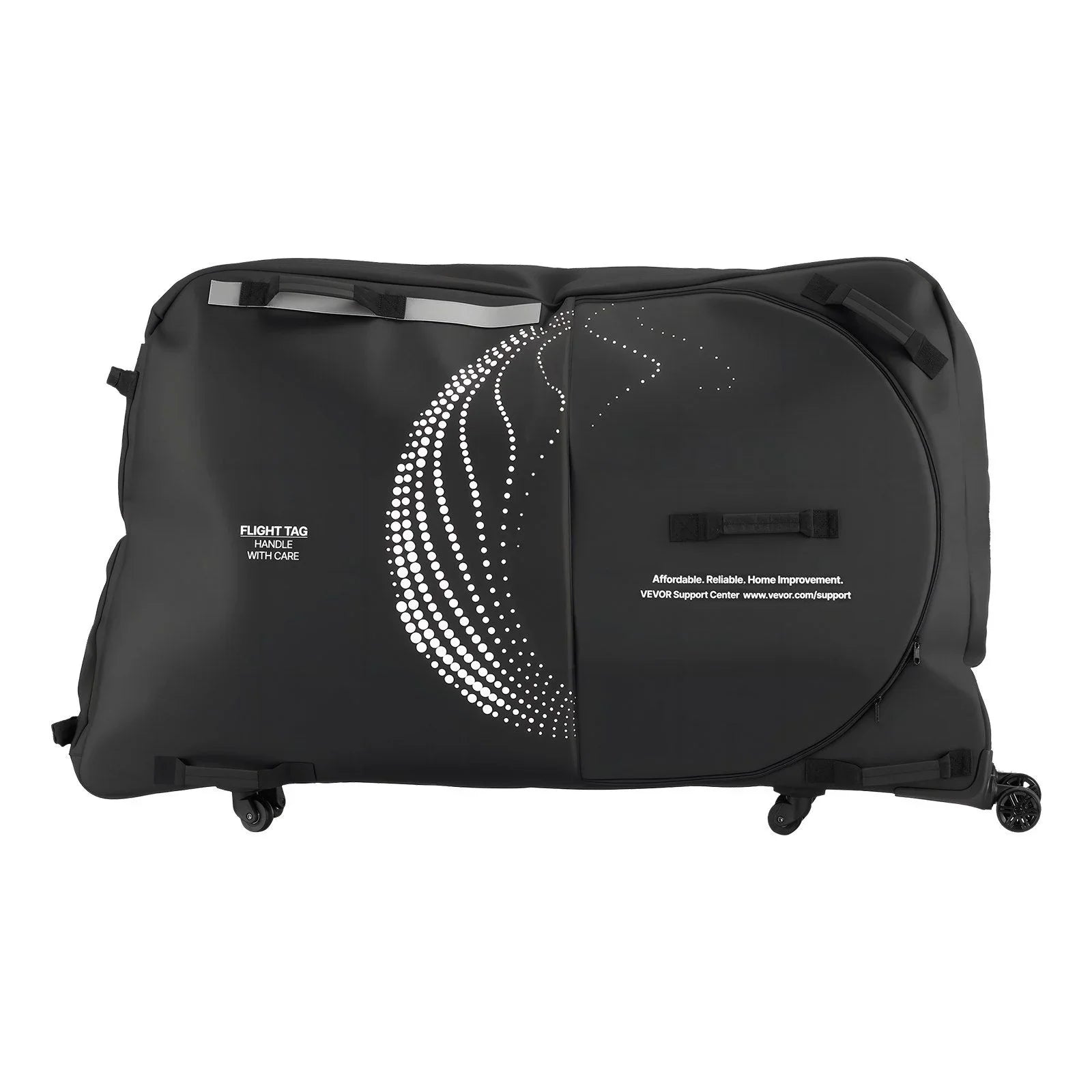 Bike Travel Bag, Transport Universal Bicycle Storage Case Bag with TSA Lock, Support Plates, Protection and Fork Mount Stabilisation, Bicycle Case Max. Wheelbase 130 cm for Airplane, Outdoor Use